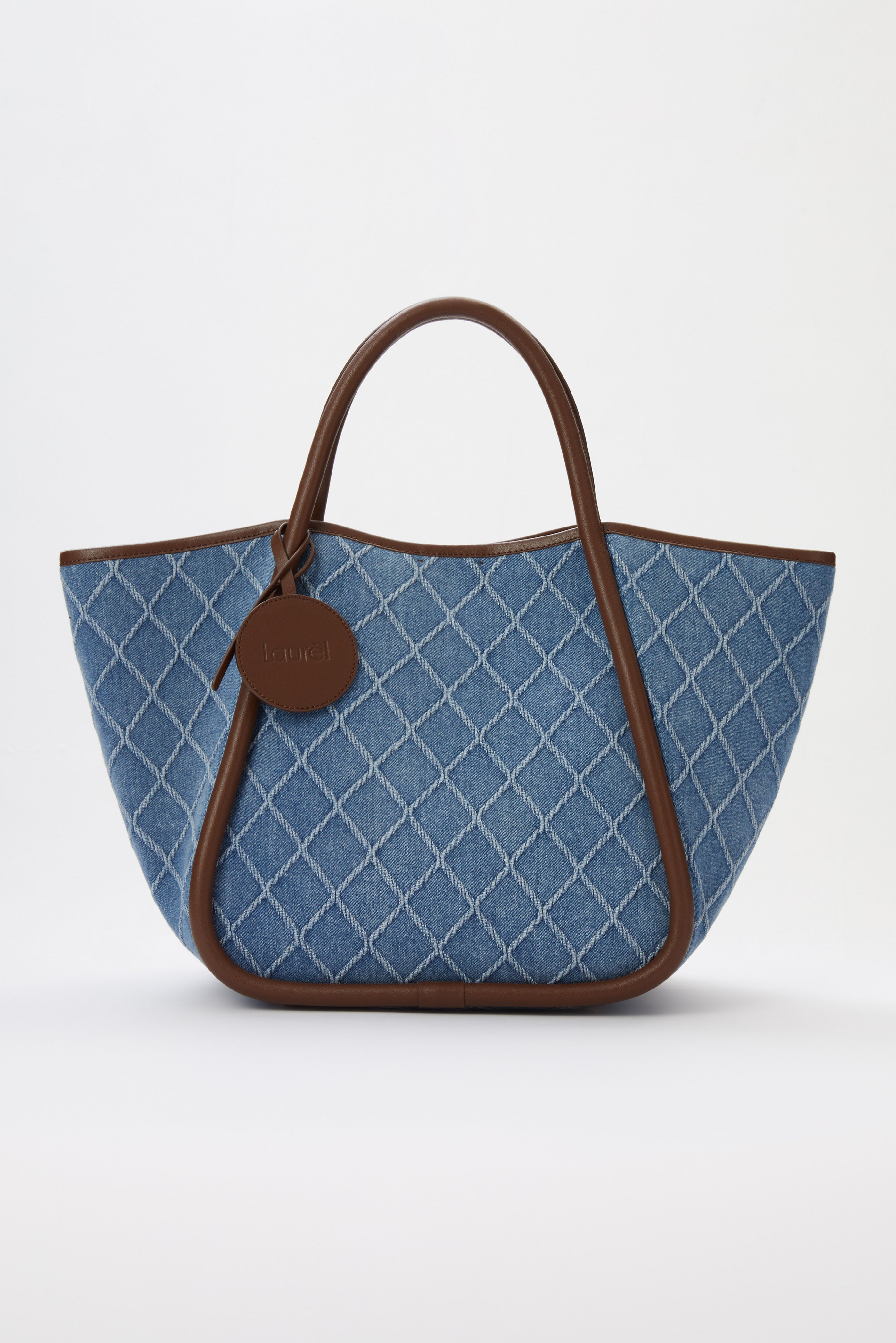 Laurèl Denim Blue Tote Bag