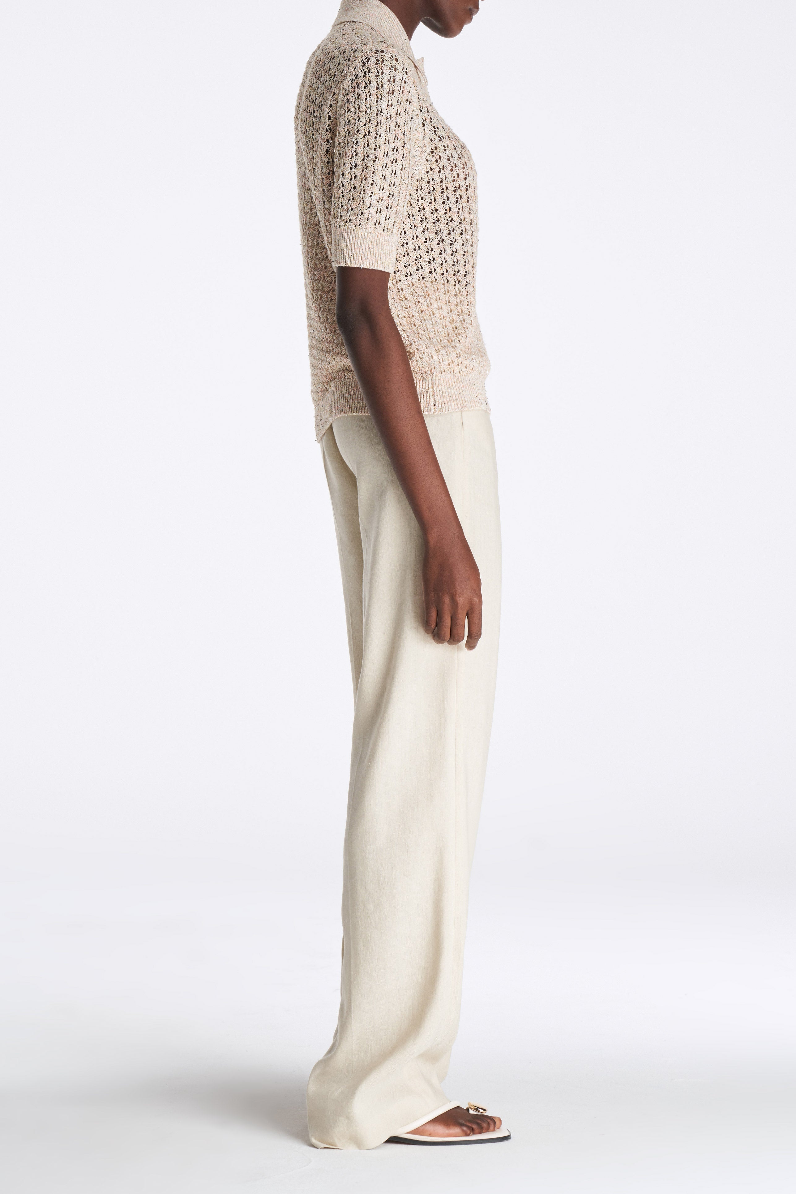 Laurèl Sequined Knit Sweater