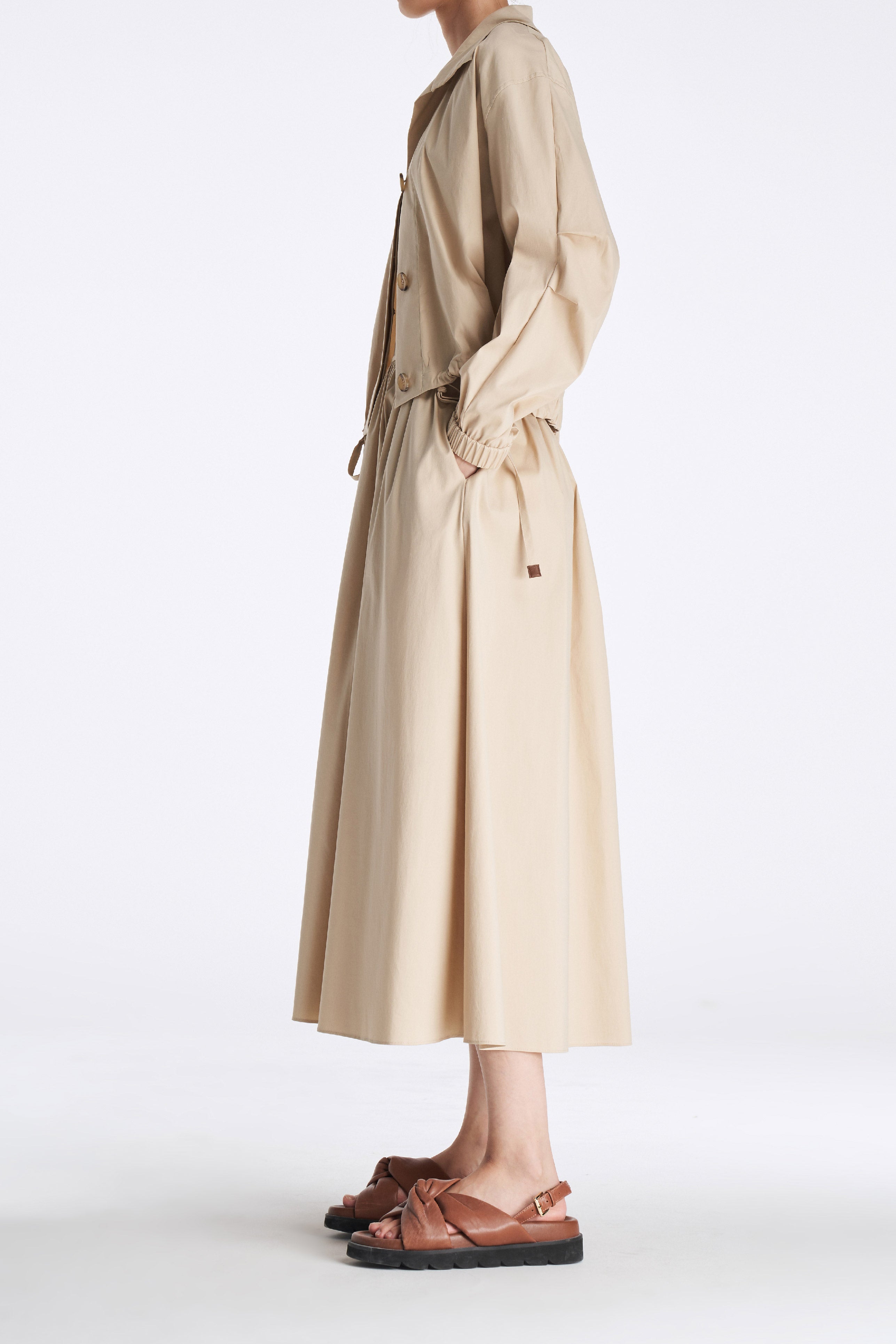 Laurèl Gathered A-line Skirt