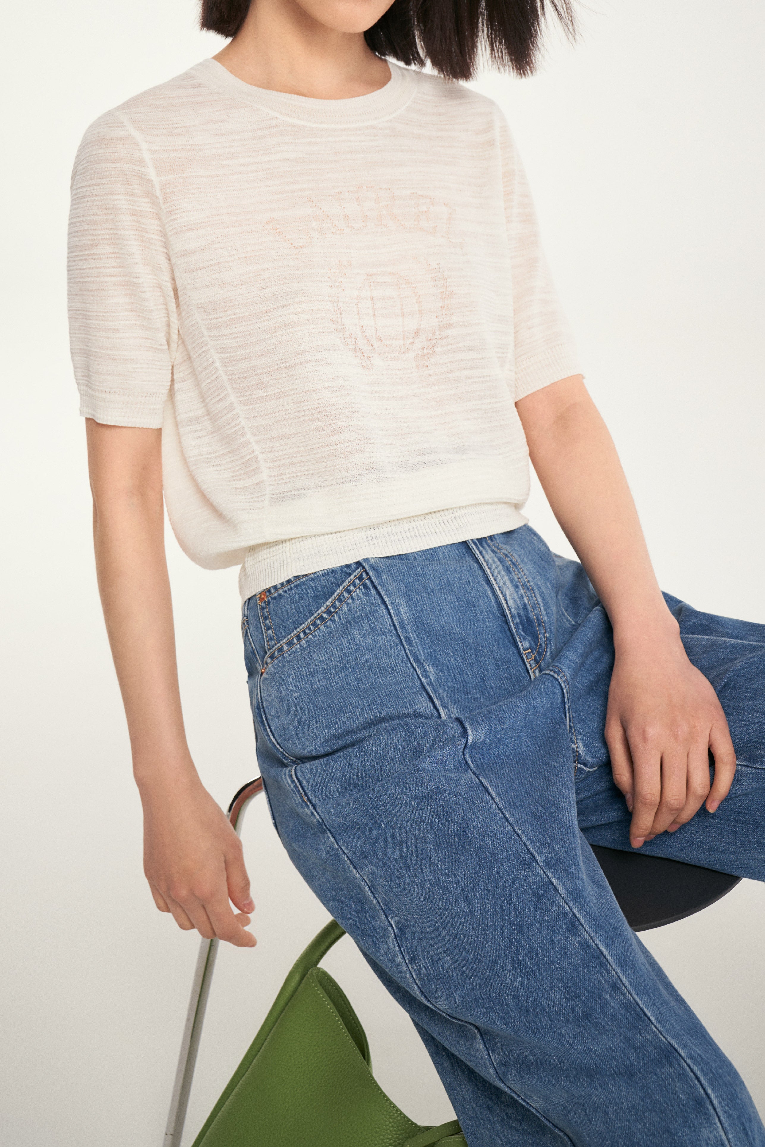Laurèl LOGO Knit Top