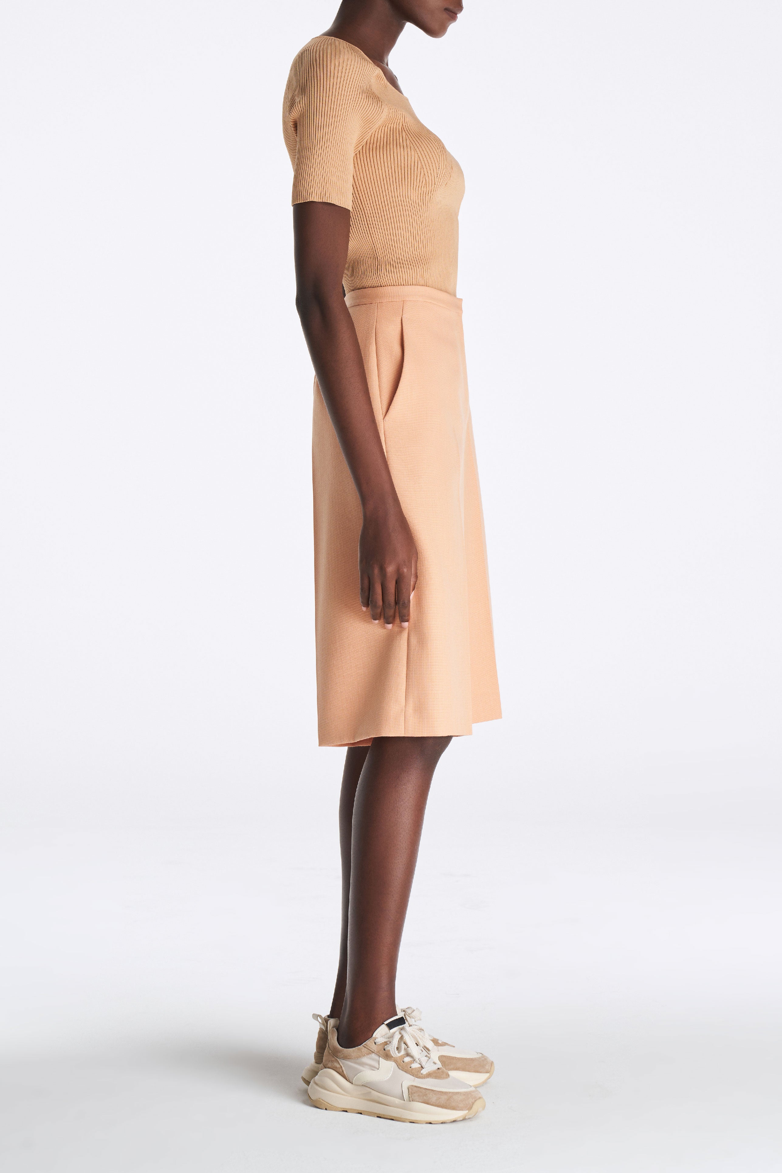 Laurèl Wool Knee-Length Shorts