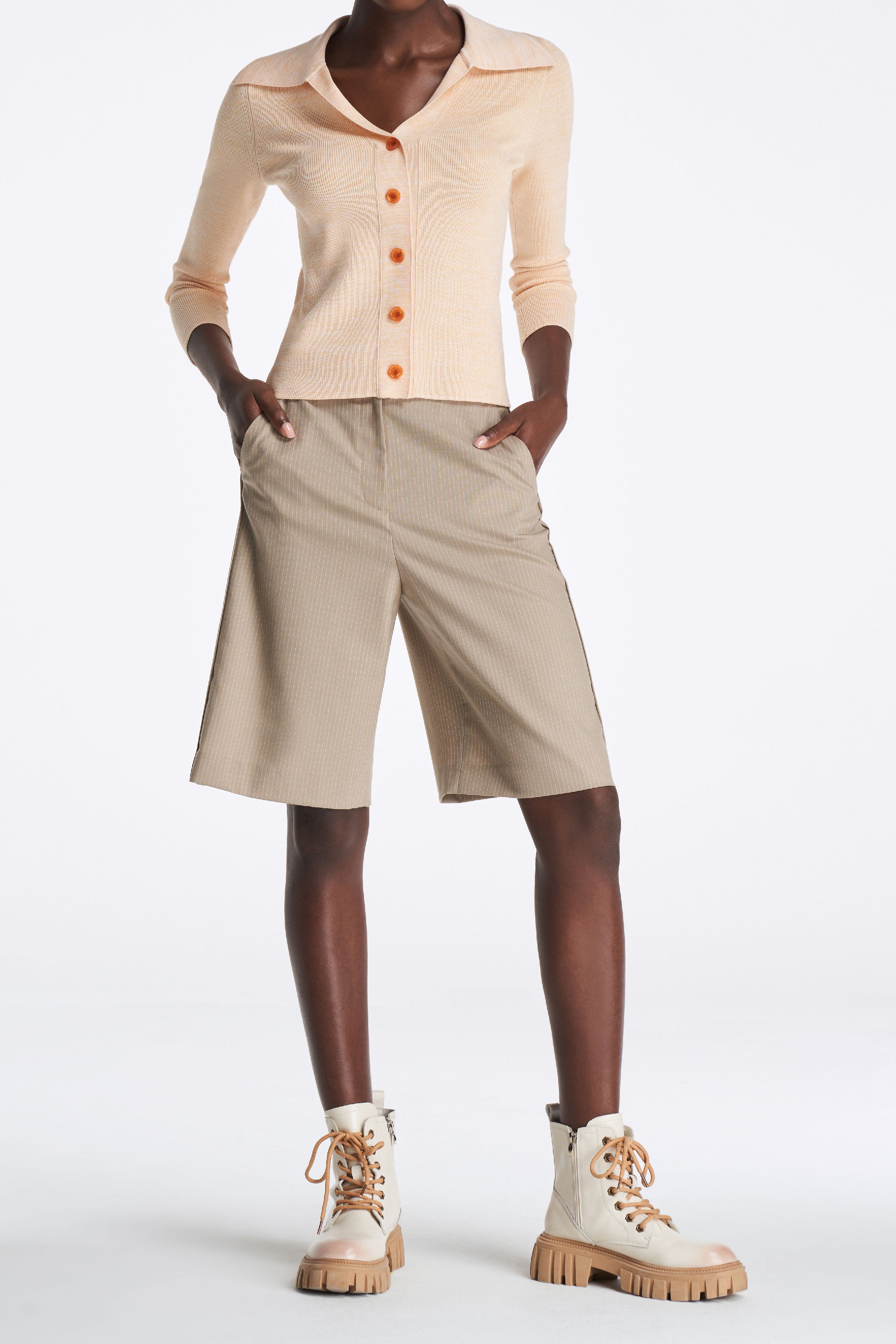 Laurèl Straight-Leg Shorts