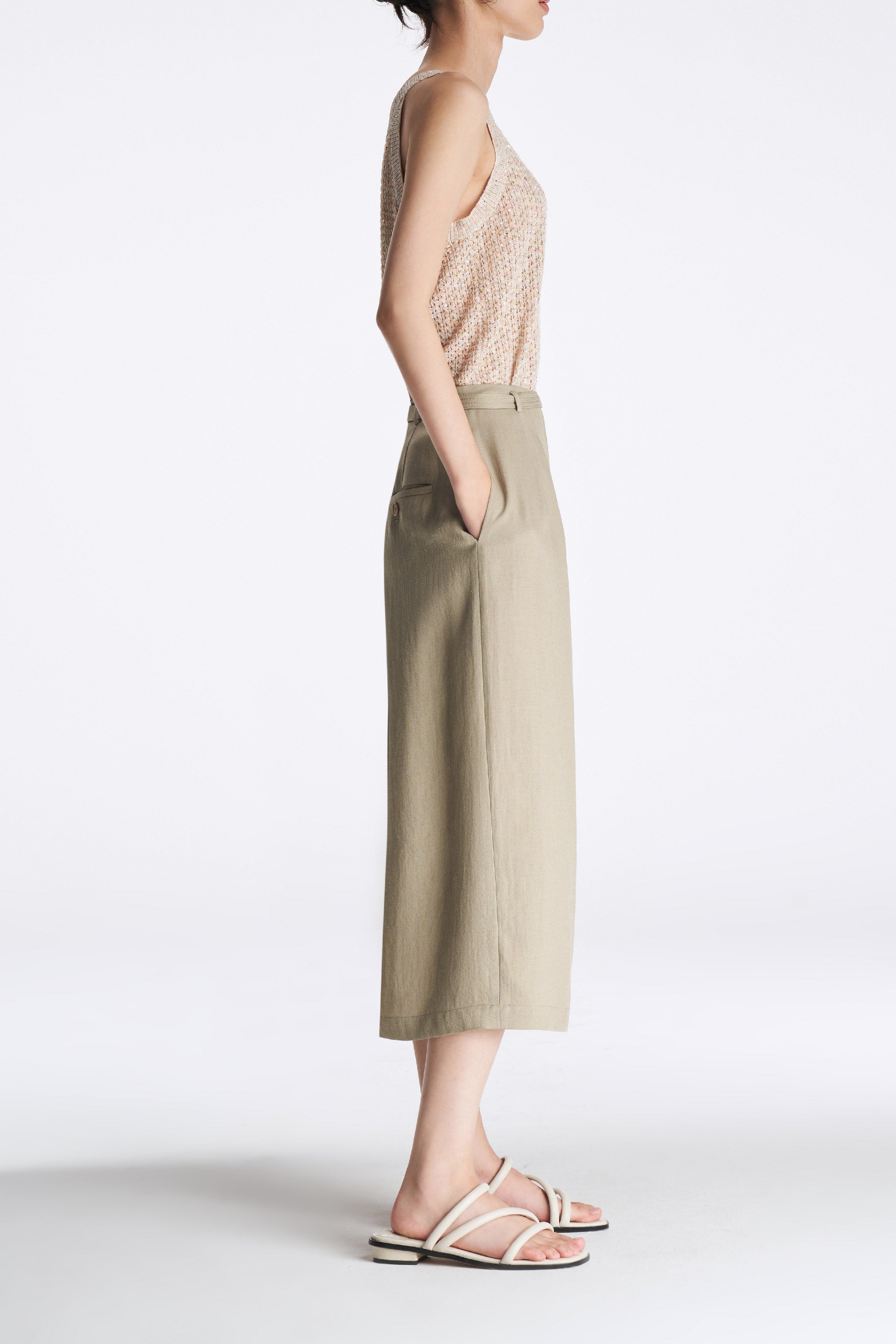 Laurèl Sequined Knit Camisole