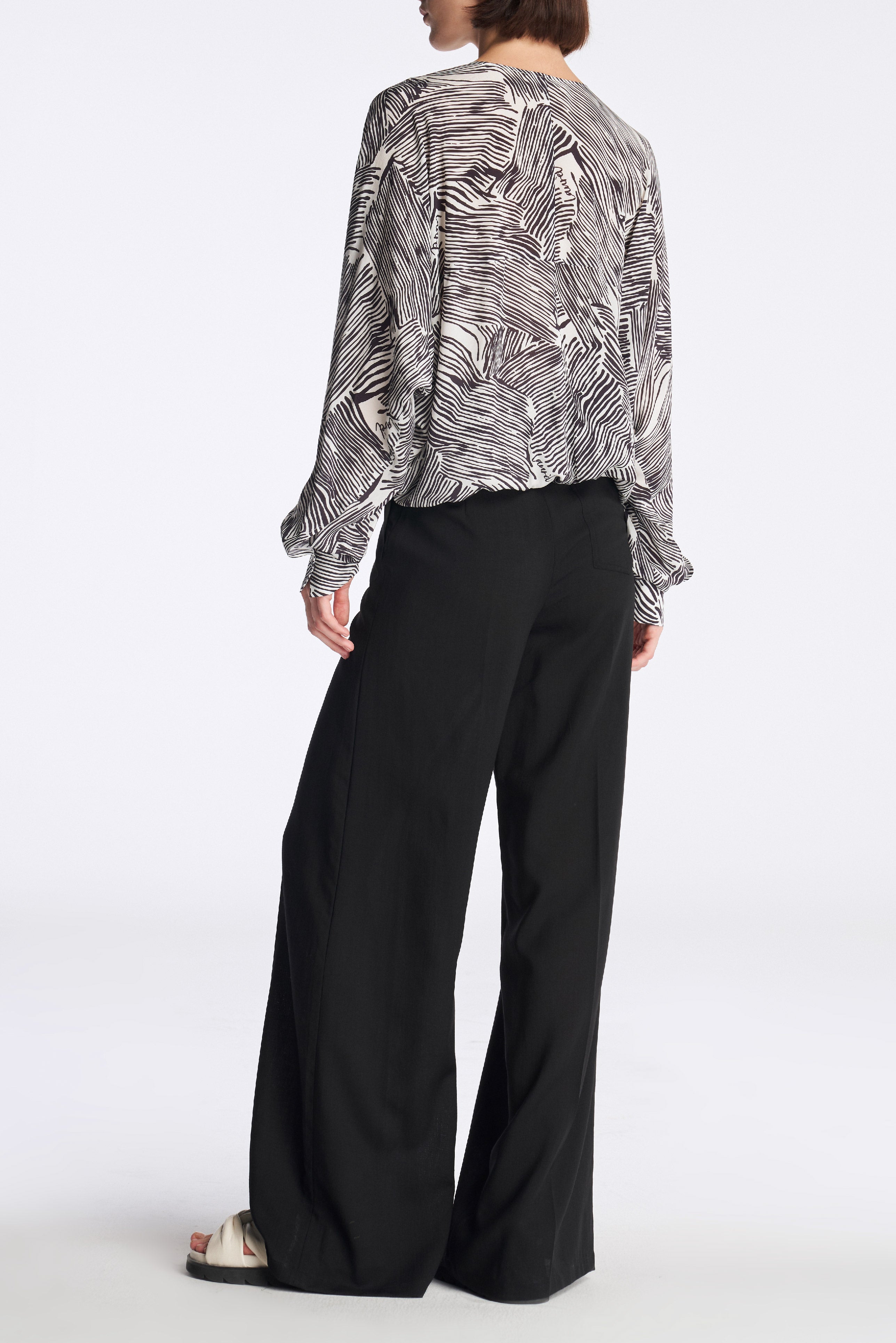 Laurèl Wool Wide-Leg Pants