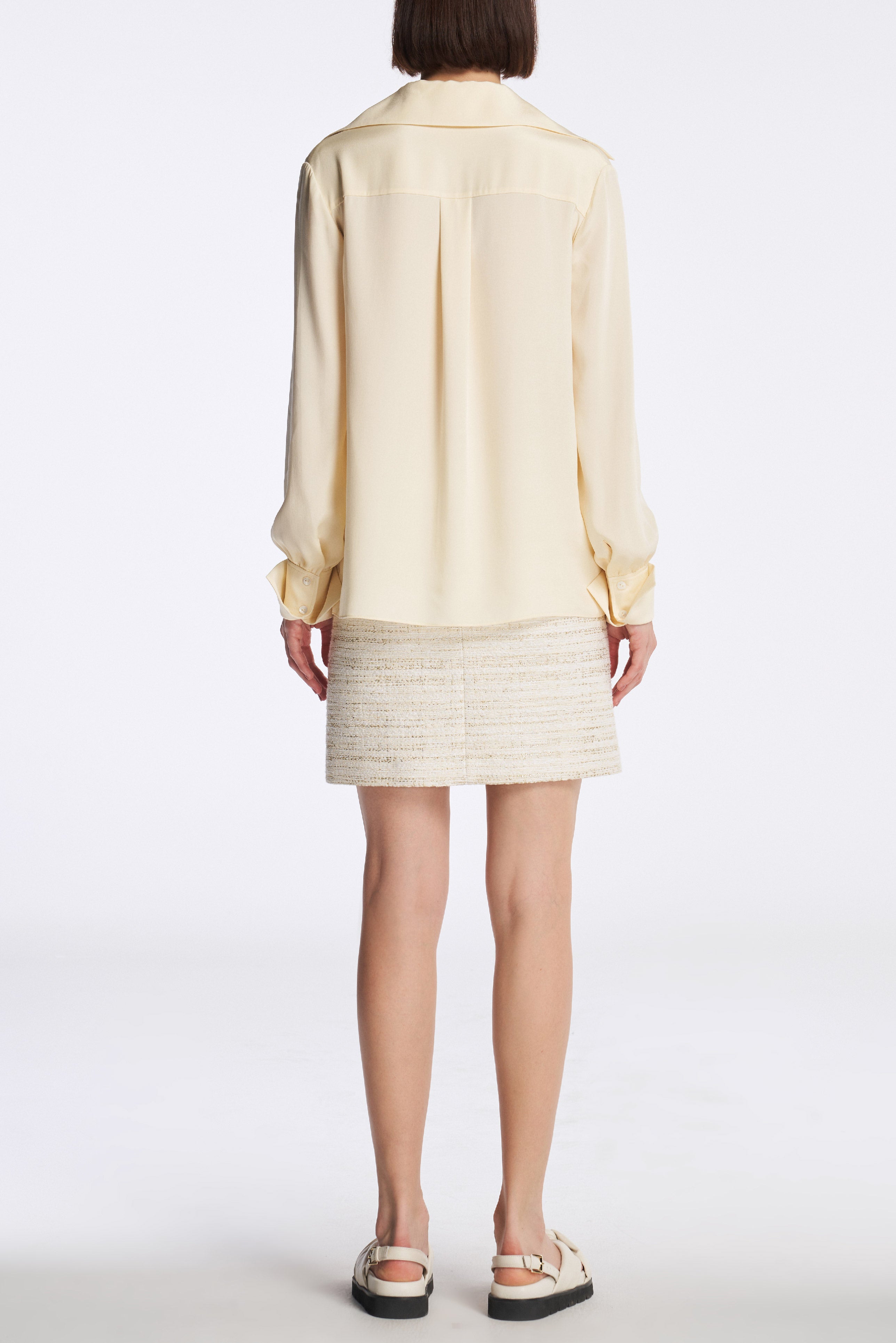 Laurèl Tailored Collar Tweed Jacket