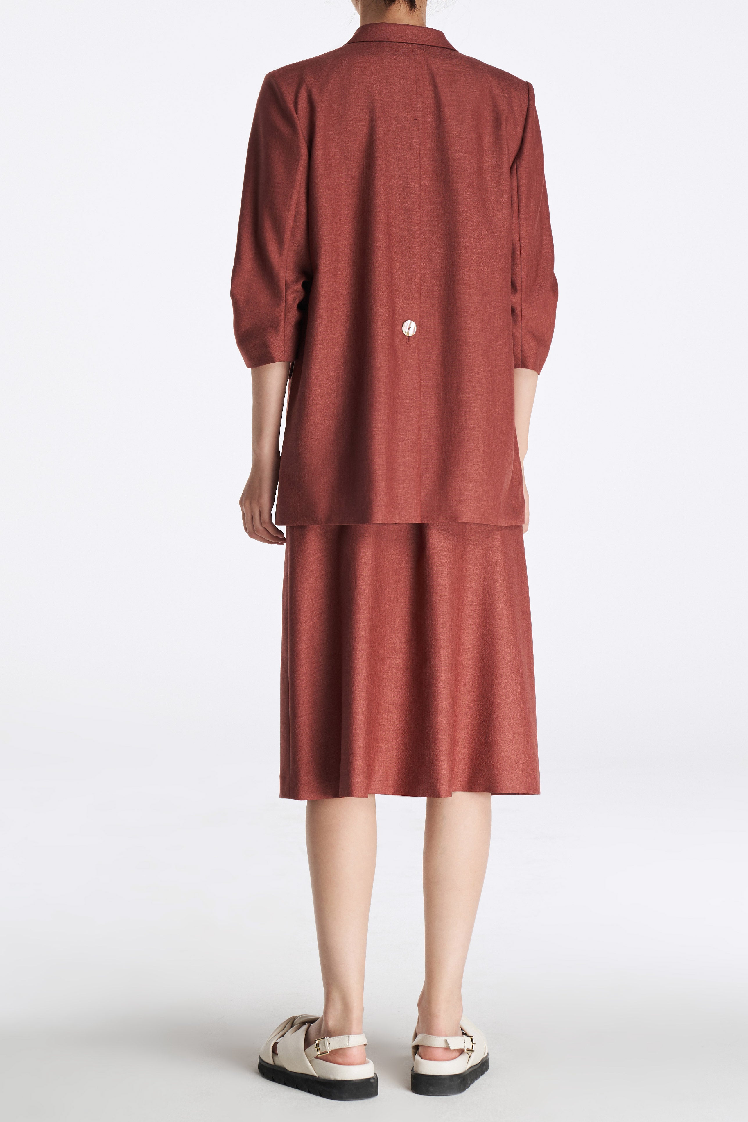 Laurèl Accordion Pleated Midi Skirt