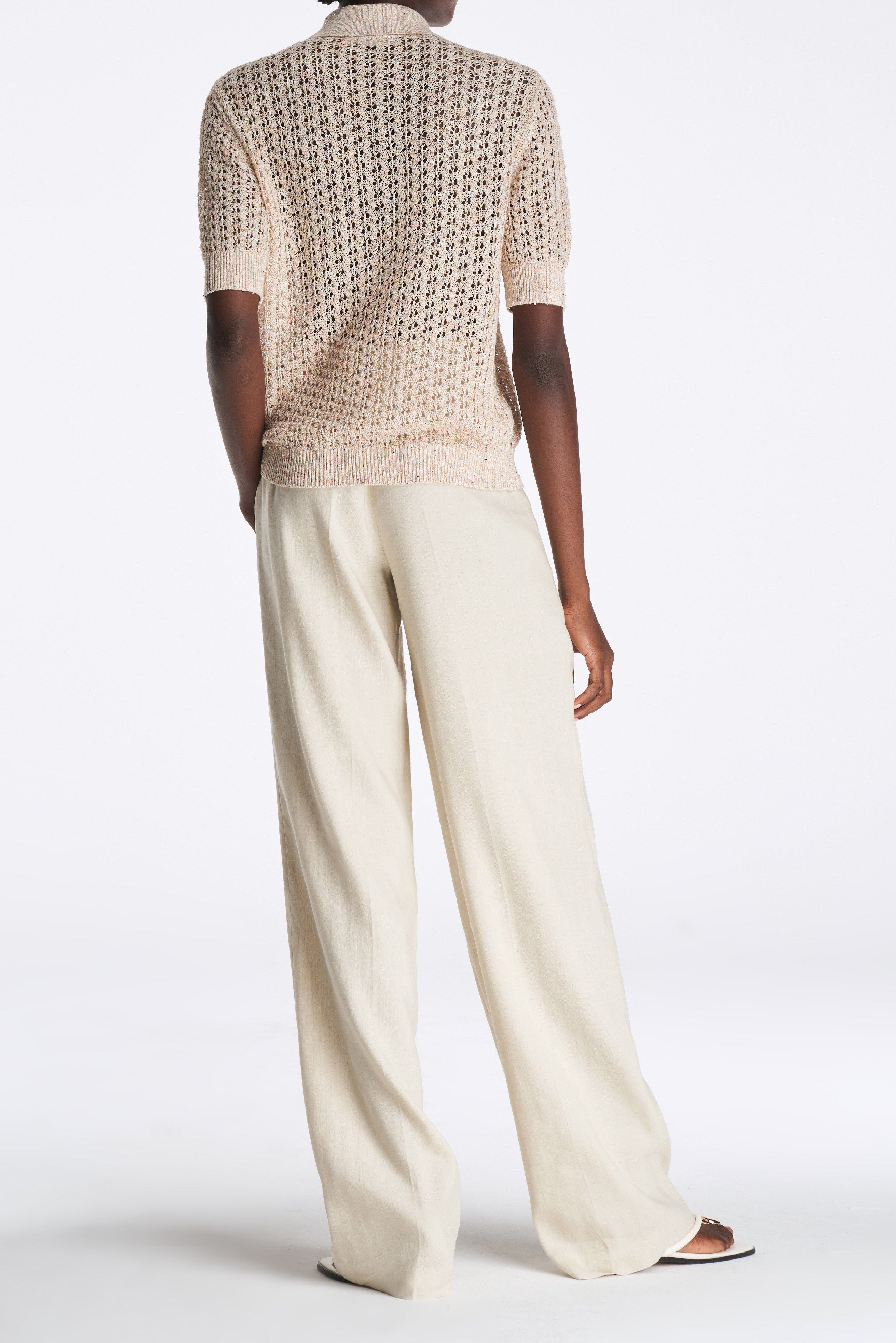 Laurèl Sequined Knit Sweater