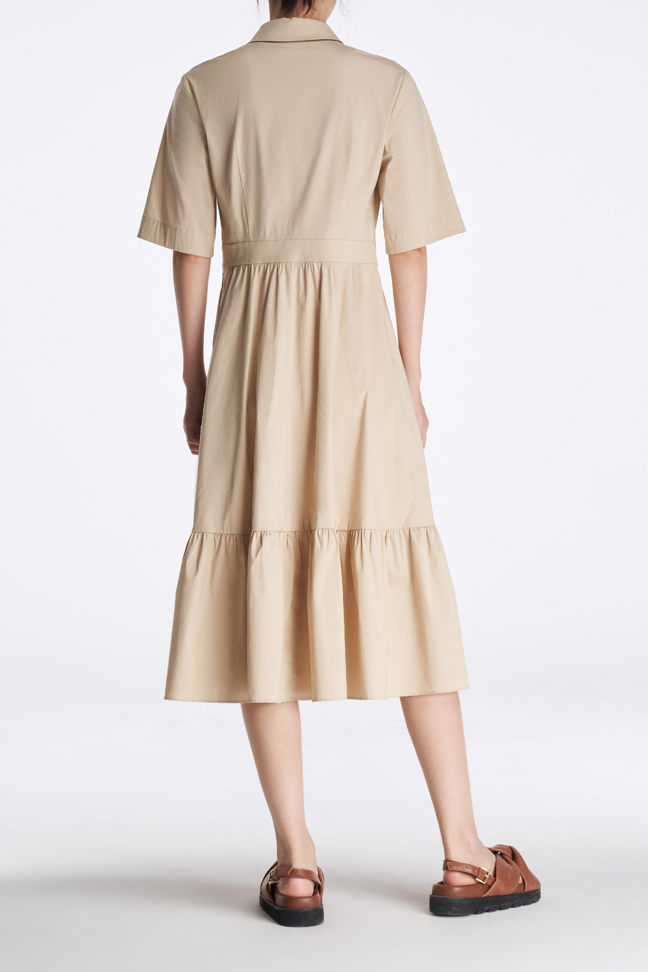 Laurèl Self-belt Dress