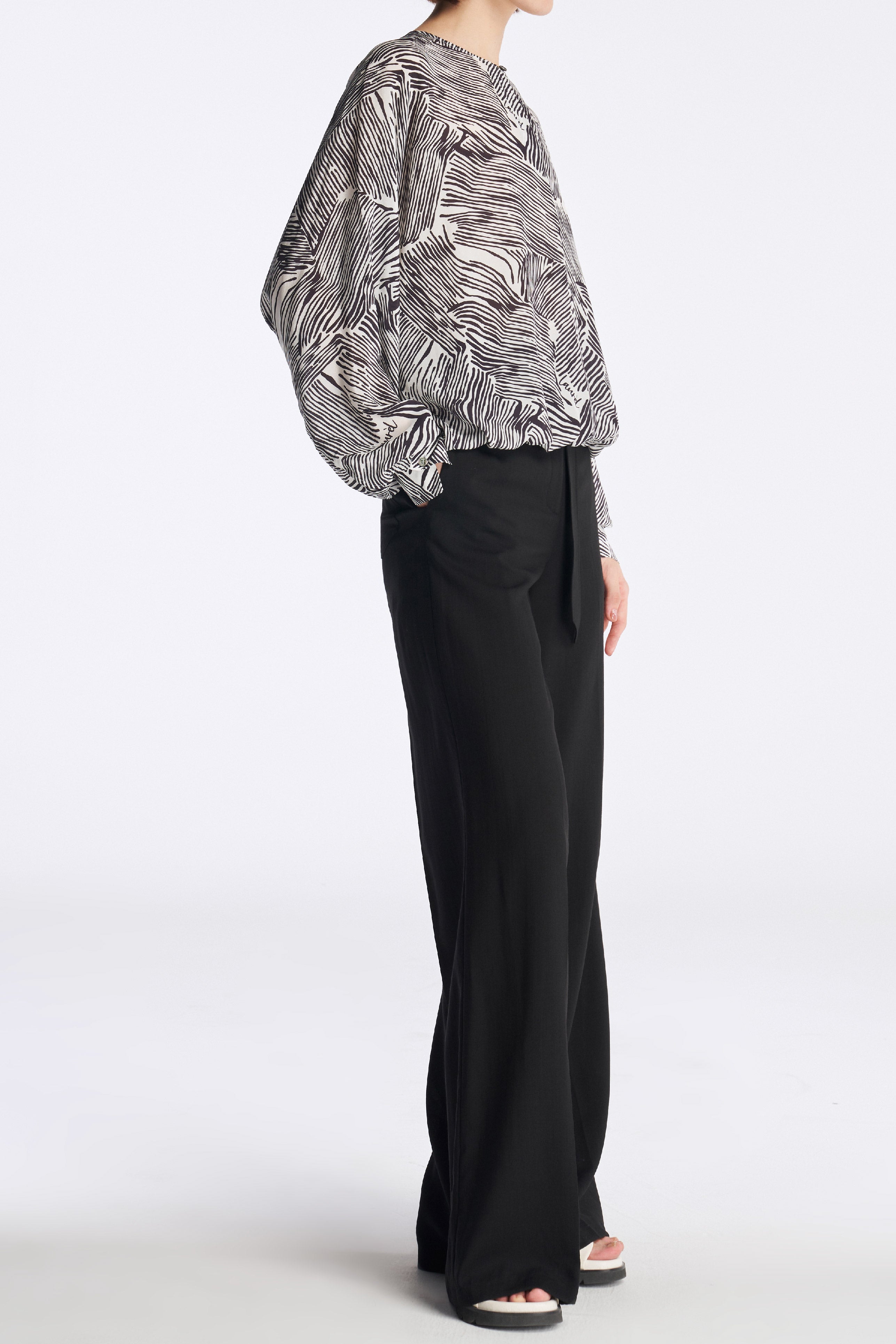 Laurèl Wool Wide-Leg Pants