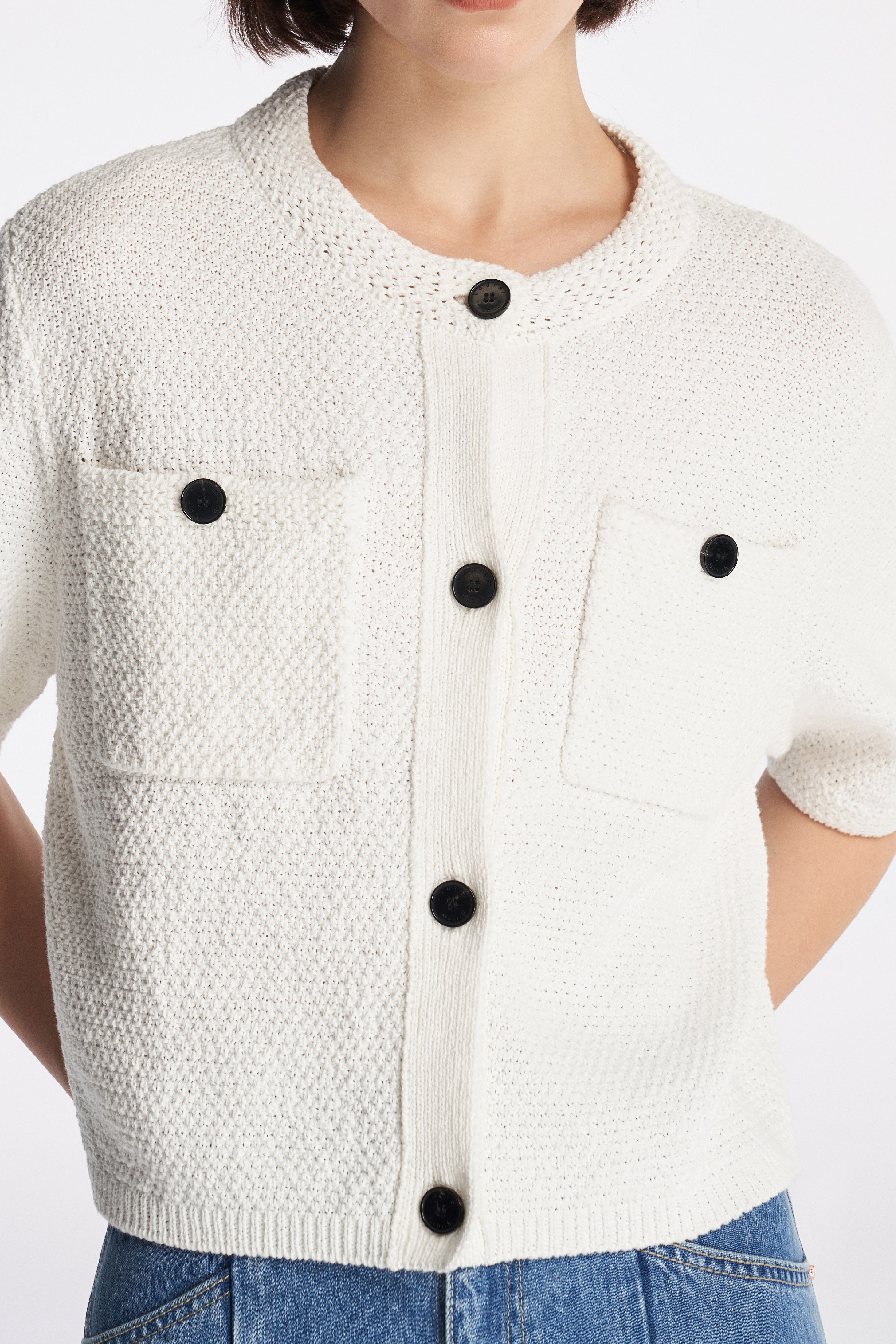 Laurèl Short Knit Cardigan