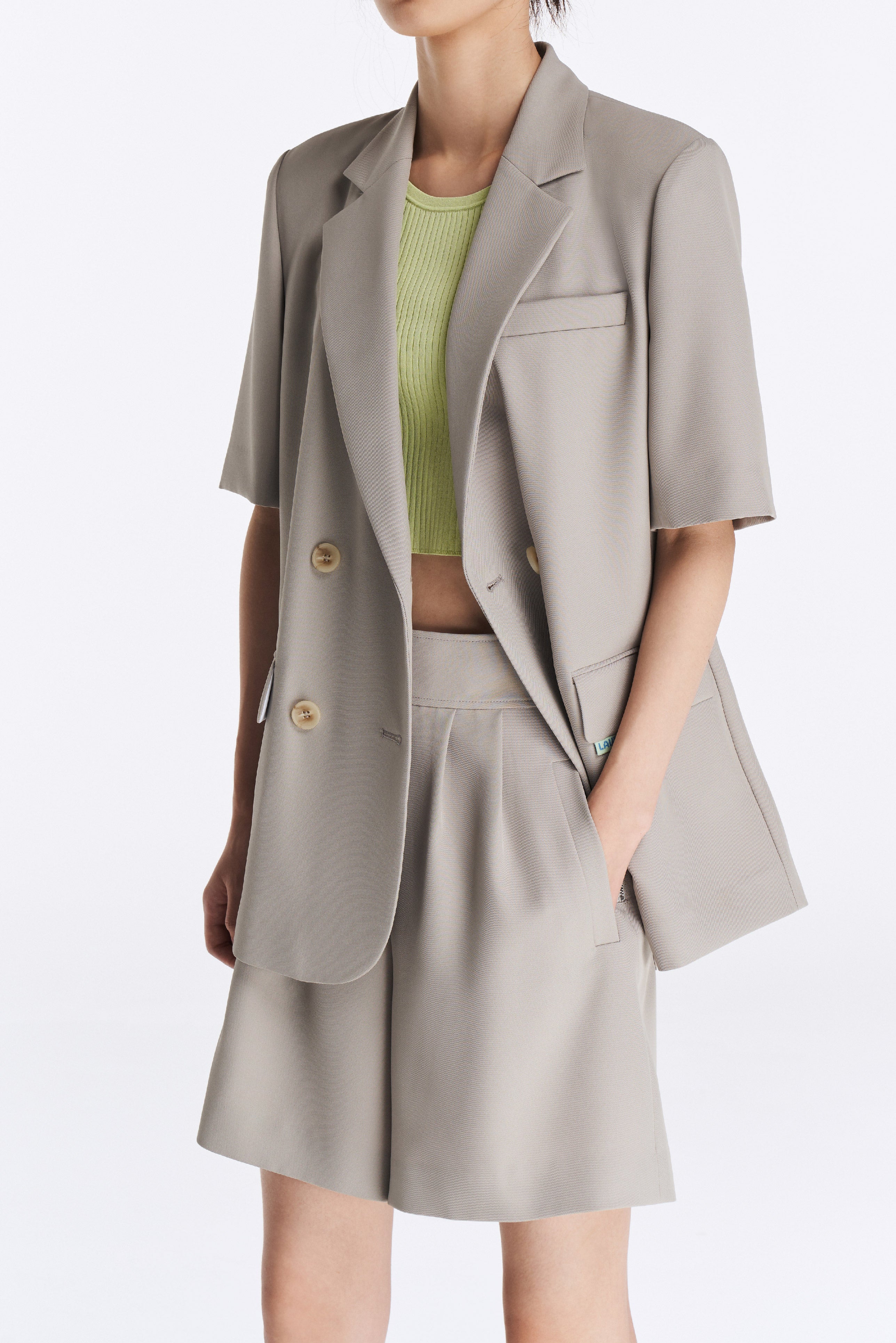 Laurèl Short-Sleeve Blazer
