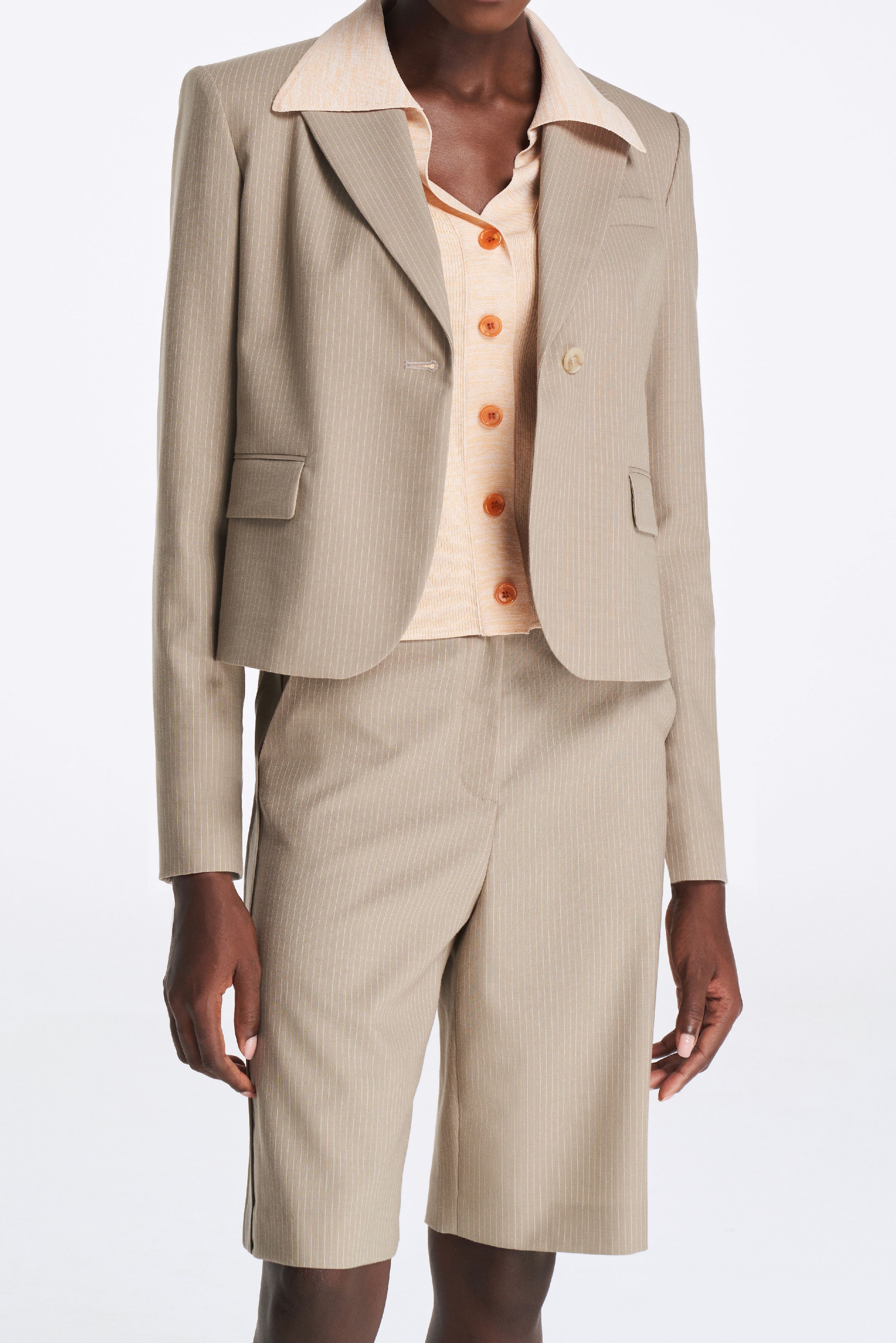 Laurèl Subtle Striped Blazer