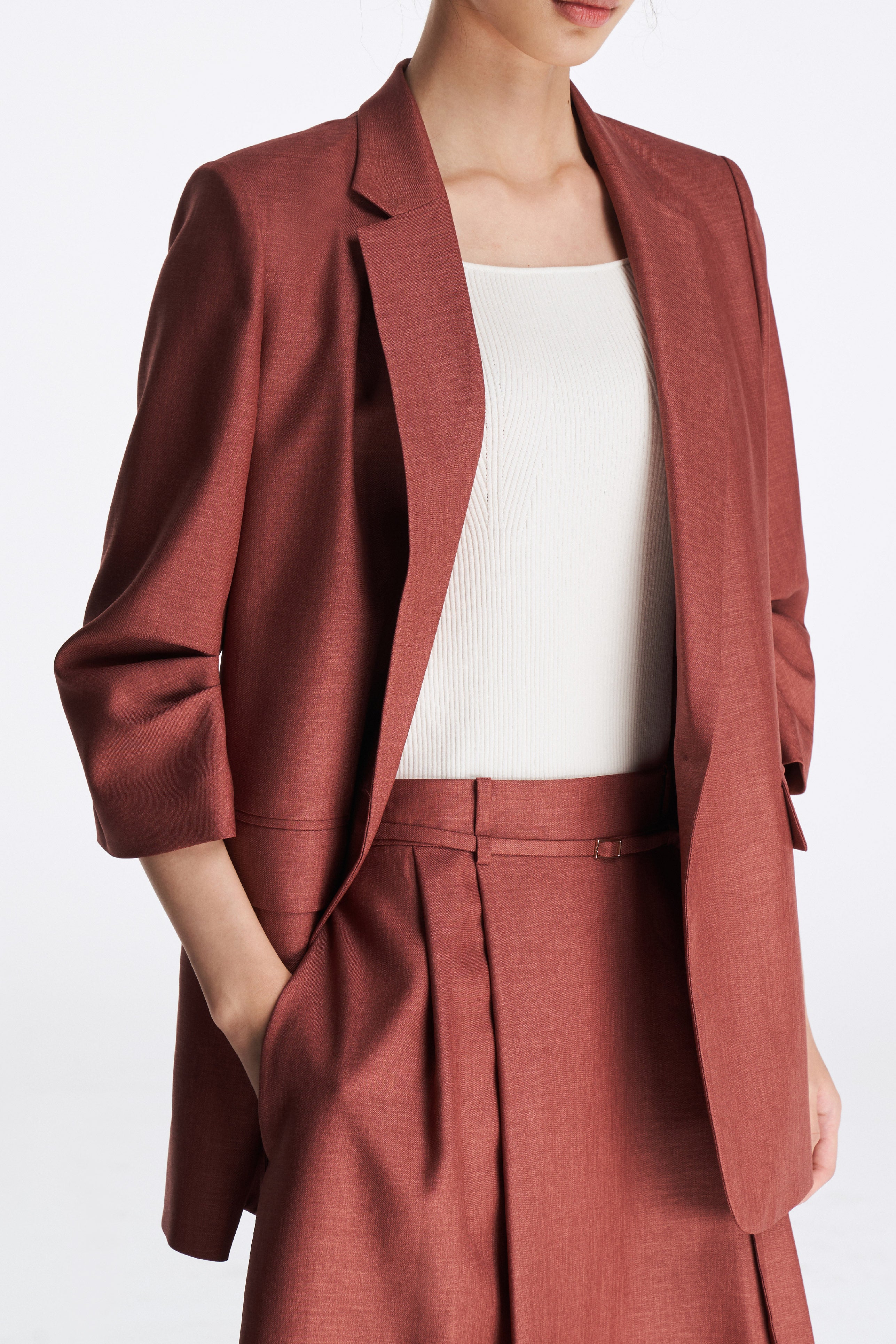 Laurèl Three-quarter Sleeve Blazer