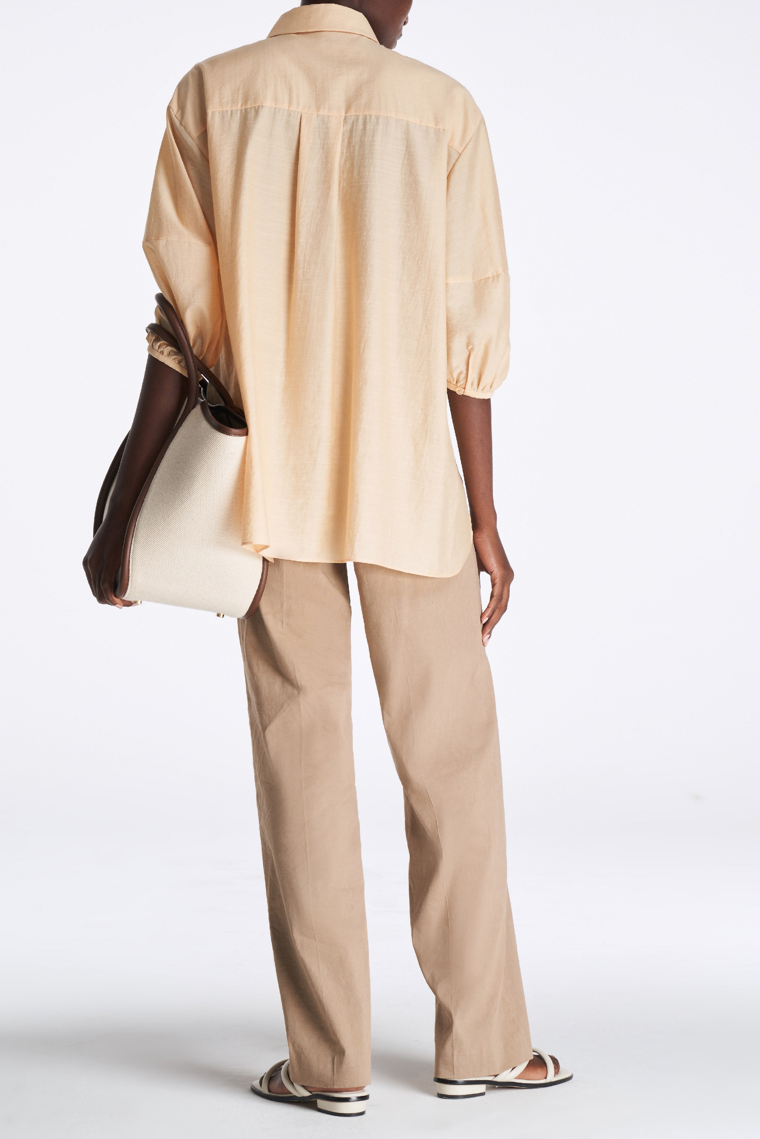 Laurèl High-Waisted Straight-Leg Pants