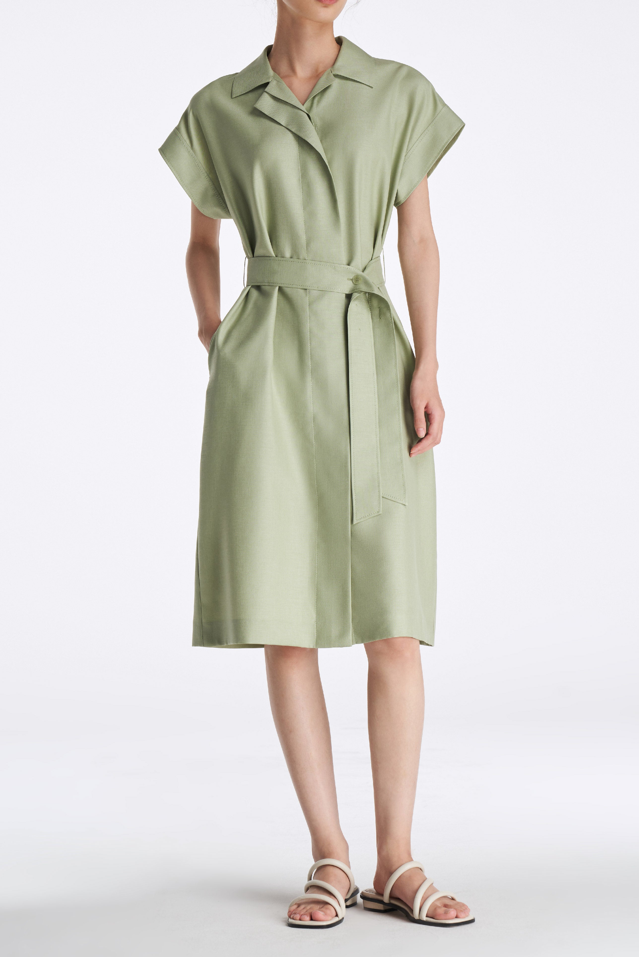 Laurèl Dolman Sleeve Shirt Dress