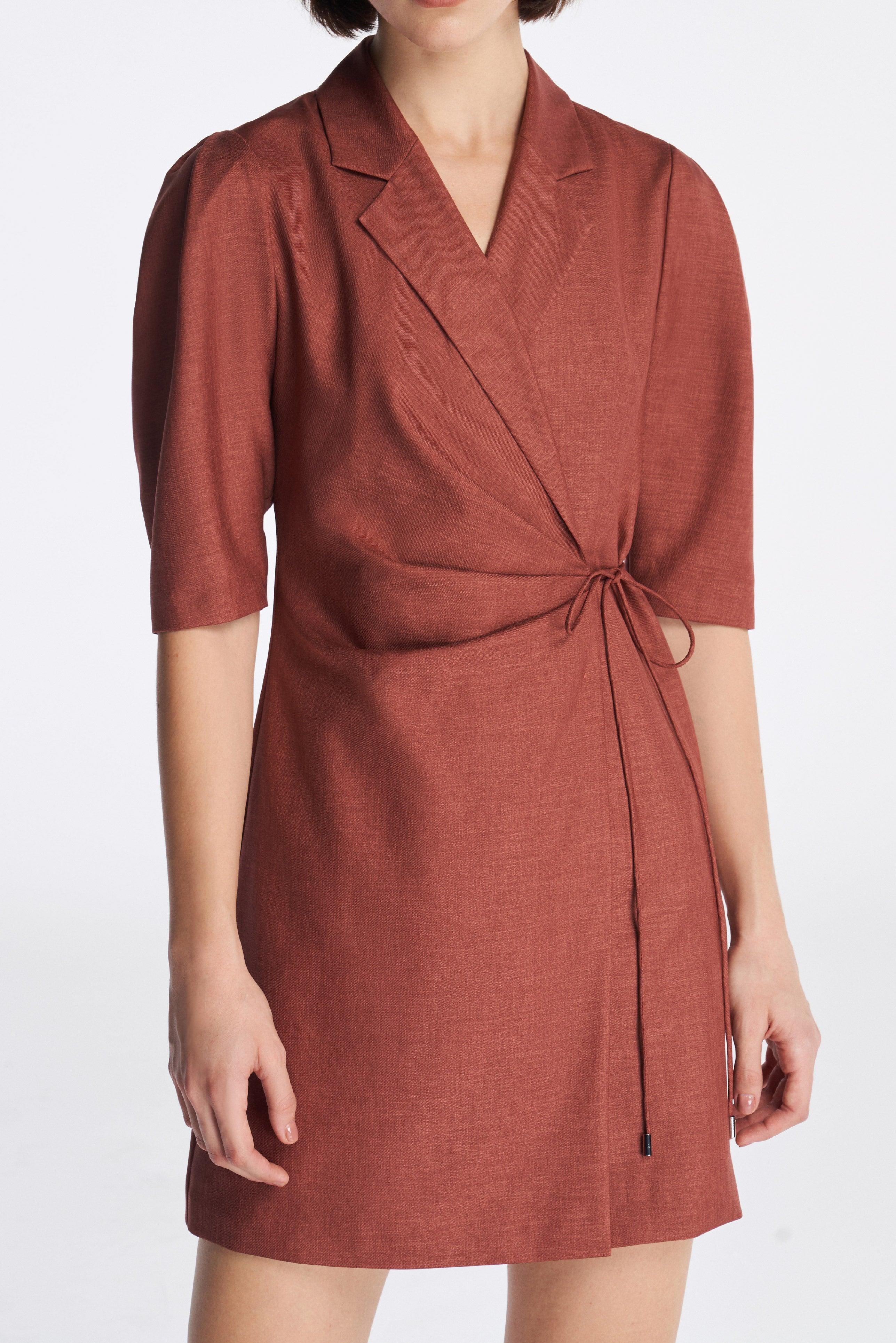 Laurèl Asymmetrical Pleated Dress